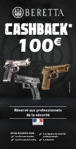                 BERETTA CASHBACK 100 EURO pour les Professionnels de la Sécurité en 2024