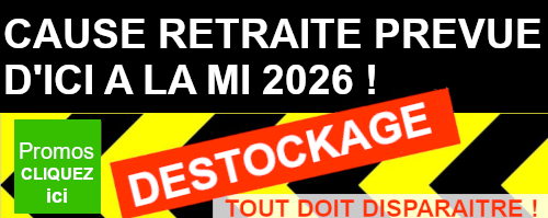 DESTOCKAGE - TOUT DOIT DISPARAITRE - Cliquez ici